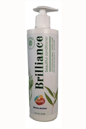 Brilliance Beautiful Conditioner - 16 oz - with Patent Pending Marine Algae and Organic Bhringraj Oil